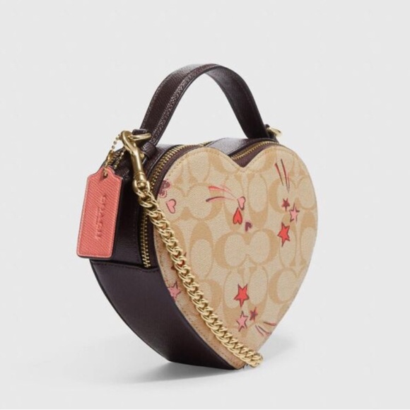 Coach Heart Crossbody In Signature
Canvas With Heart And Star Print nwt - Picture 6 of 7
